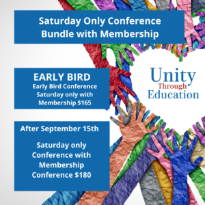 Saturday Only Conference + Membership